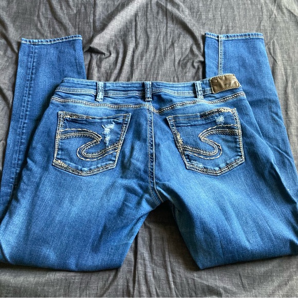 Silver Boyfriend Fluid Denim Mens Jeans Size 32/29 - Picture 9 of 9